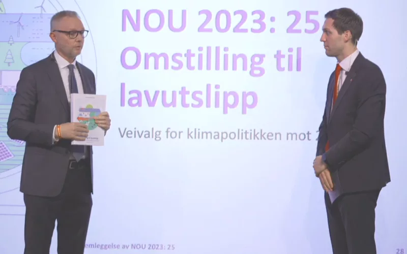 Klimautvalget presenterer rapport2